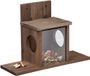 Relaxdays Eekhoorn voederhuis - hout - hangend
