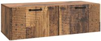 vidaXL Wandmontage TV-kast Oud hout 98 x 41 x 30 cm Bewerkt hout