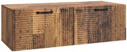 vidaXL Wandmontage TV-kast Oud hout 98 x 41 x 30 cm Bewerkt hout