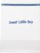 Briljant Baby Wieg Laken Sweet Little Boy - 75x100 - Silverblue