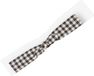 Vertbaudet 3-delige set baby ruitjesjurk + gilet + haarband