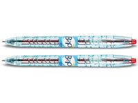 PILOT BEGREEN B 2 P gelpen - 0.7 mm - Rood - Blauw
