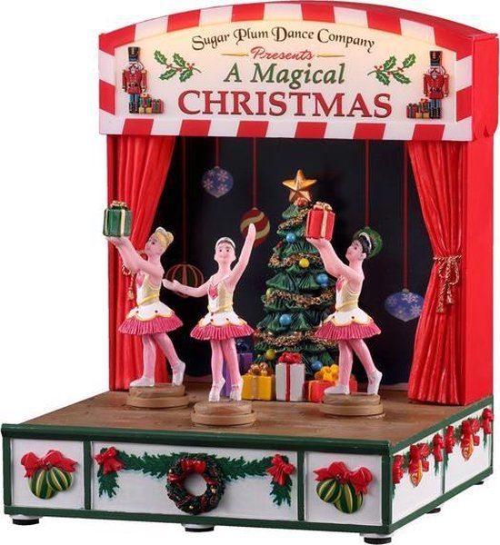 Lemax Sugar Plum Dance Company Verlichte attractie met animatie