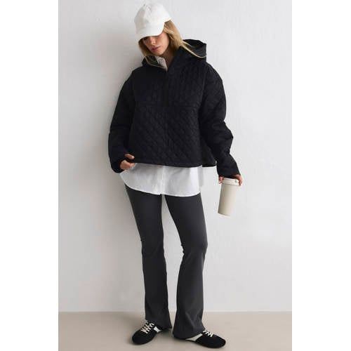 Aim'n cropped jas zwart