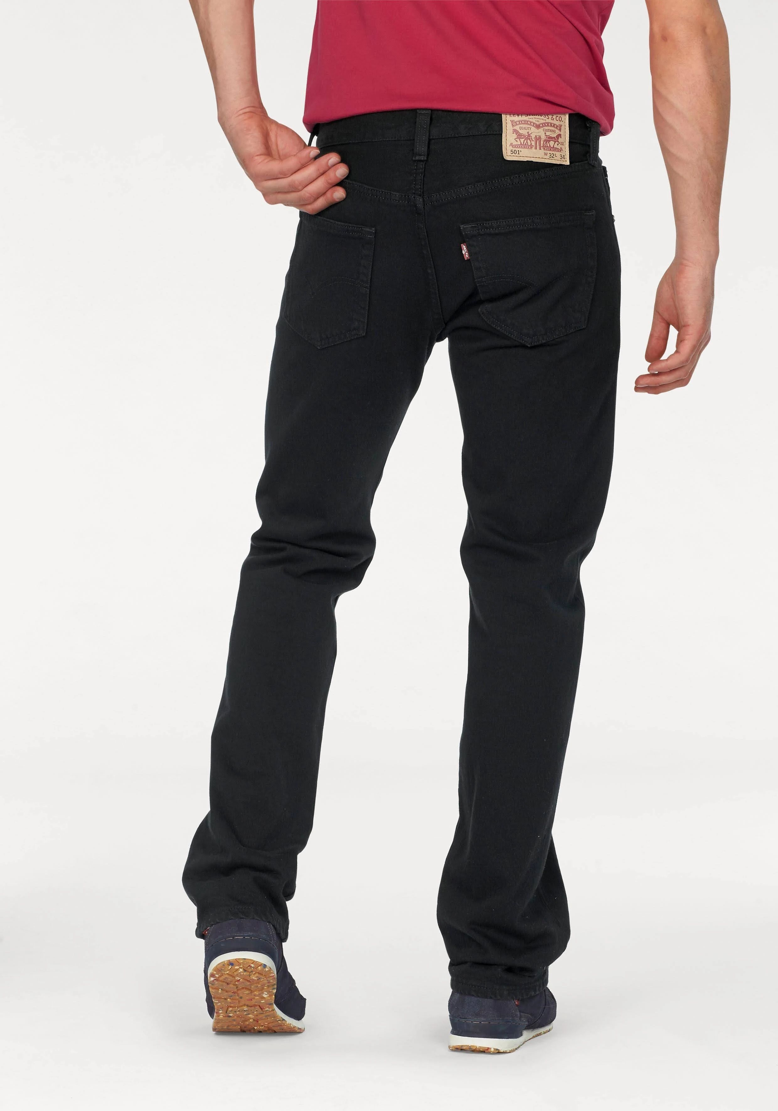 Levi's 501 Straight Fit Jeans - Black