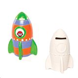 Baker Ross keramische spaarpot "Rakete" (2 stuks)