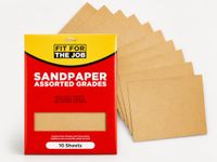 Fit For The Job 10 grote vellen schuurpapier A4-formaat