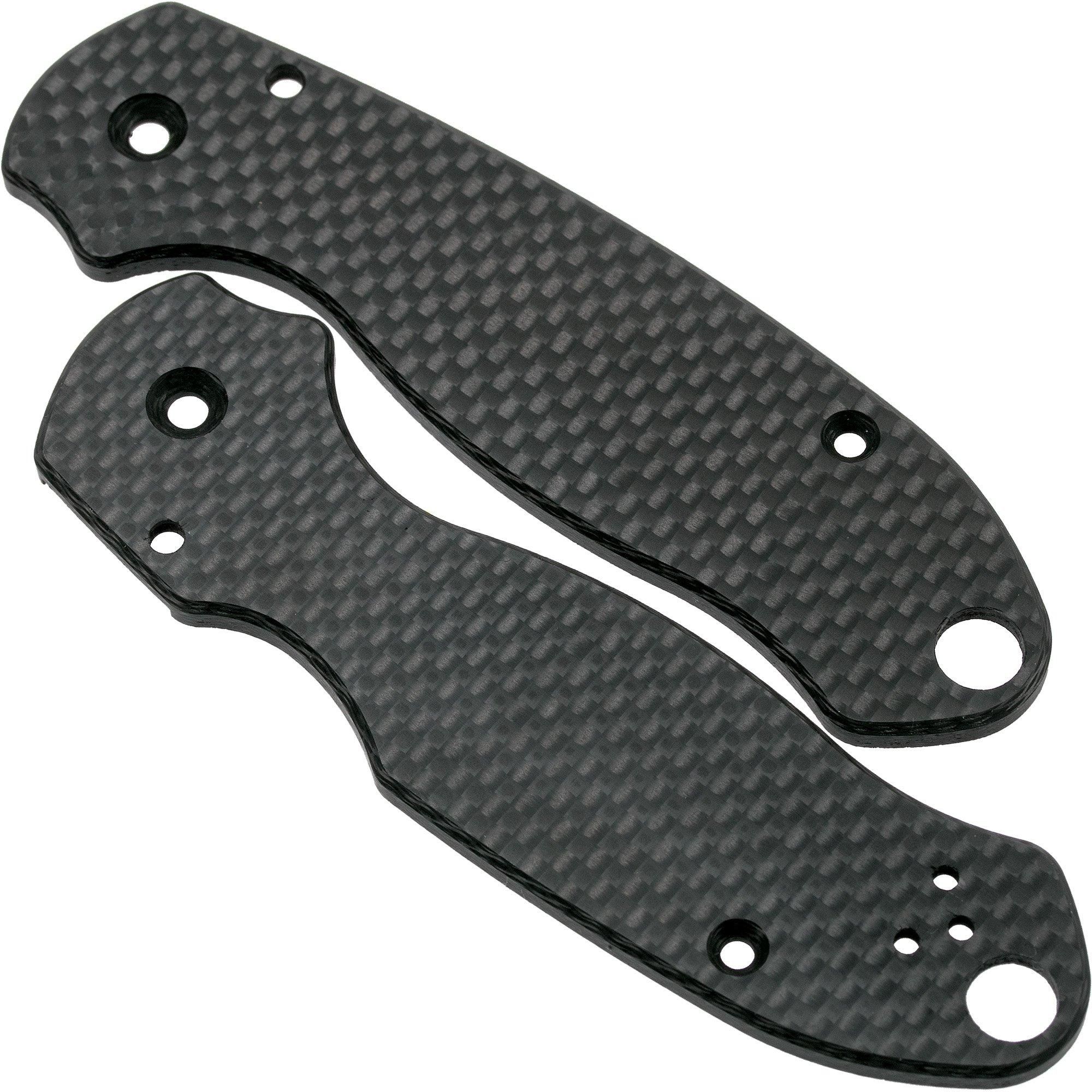 Flytanium Spyderco Para 3 Scales - Carbon Fiber