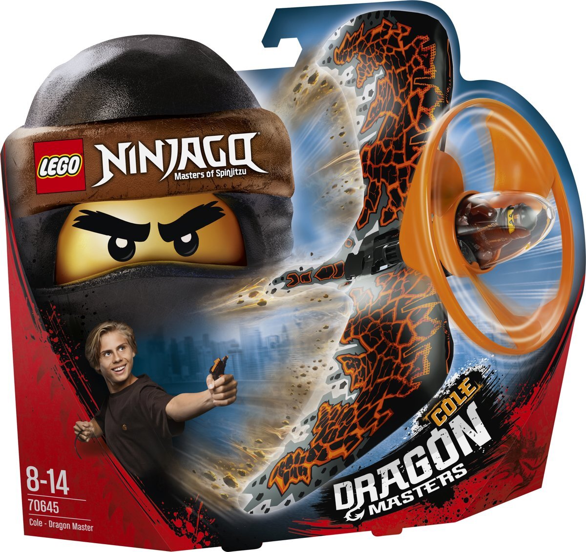 lego NINJAGO Drakenmeester Cole - 70645 Stijg naar grote hoogten met Cole