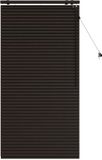 vidaXL Venetiaanse jaloezie donkerbruin 95 x 160 cm 35 mm