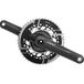 SRAM RED Pédalier - 167,5 mm, 2x 12 vitesses, 50/37t, montage direct 8 vis, interface double axe, carbone naturel, E1