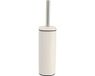 Tendance Toilet/badkamer toiletborstel met houder - Elegance - wit - 9 x 39 cm