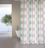 MSV Douchegordijn (inclusief 12 ringhaken) 70 x 78 inch keramiek veelkleurig