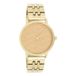 OOZOO Timepieces - Montre dorée avec bracelet en acier inoxydable doré - C10557