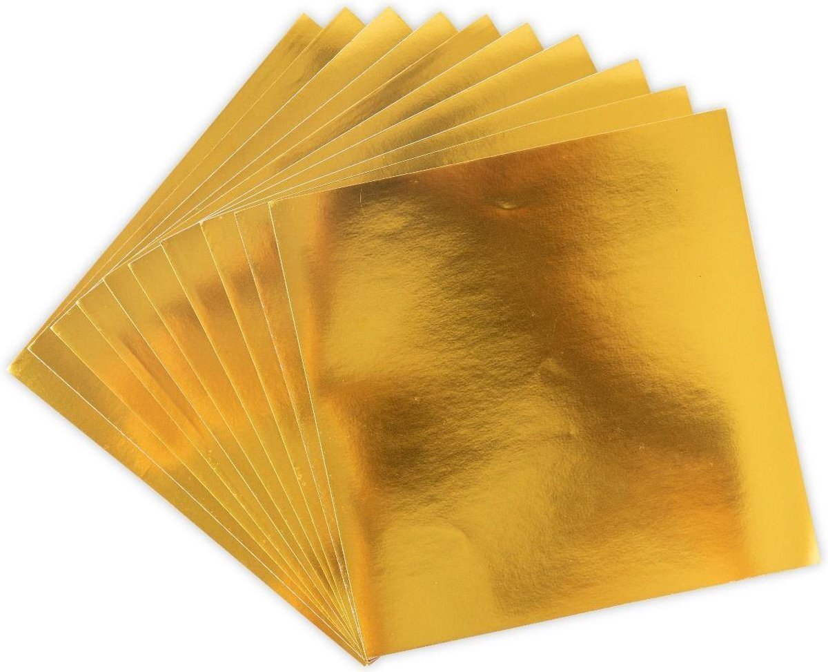 Sizzix Surfacez Aluminium Vellen - 15,24 x 24,5cm - 10 stuks - Gold