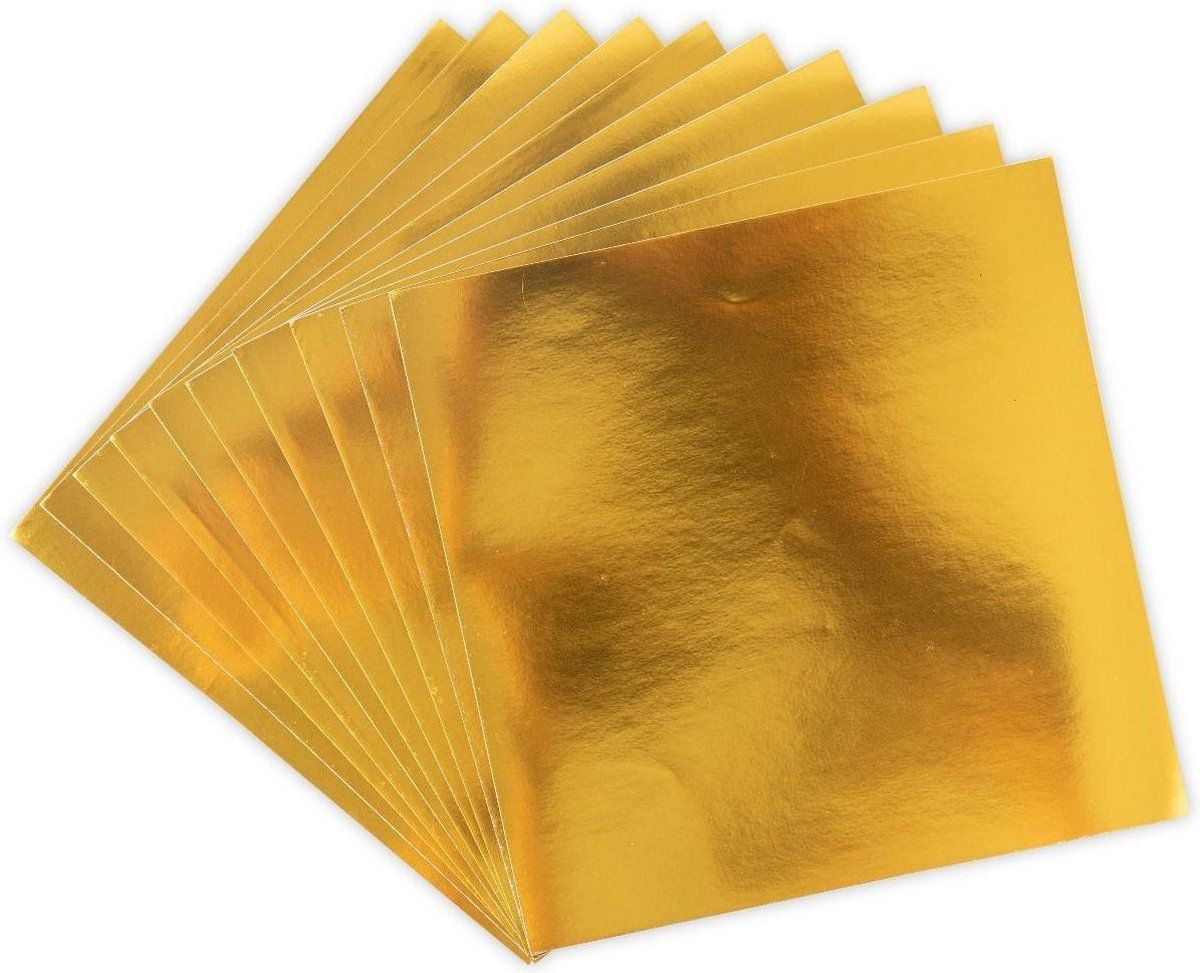 Sizzix Surfacez Aluminium Vellen - 10 stuks - Goud