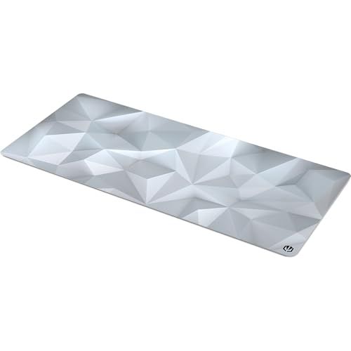 ENDORFY CRYSTAL Onyx Wit XL XXL Muismat 900 x 400 mm