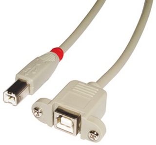 LINDY 31801 USB-kabel 1 m Grijs