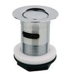 Kirchhoff Kunststof kantelventiel, chroom, 1 1/4" - 988072048
