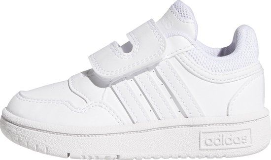 adidas Sportswear Hoops 3.0 CF Sneakers - Kinderen - Wit Maat 26 - Unisex