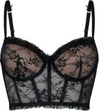 Hunkemöller Padded Underwired Longline Bra Felicity Zwart