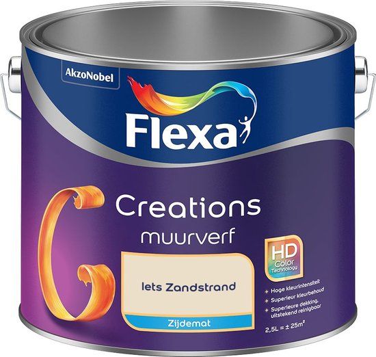 Flexa Creations Muurverf Zijdemat - Iets Zandstrand - 2.5 L