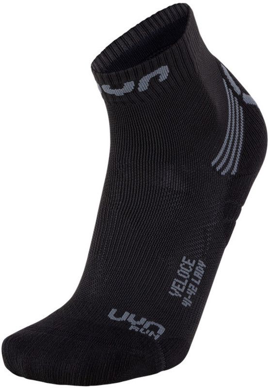 UYN Run Veloce Hardloopsokken Dames grijs/zwart 39/40 2019