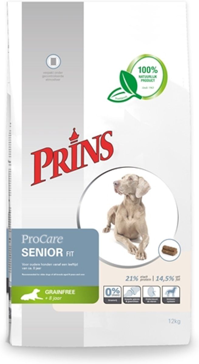 Prins senior fit graanvrij - 12 KG