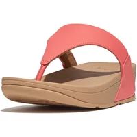 FitFlop Lulu Leather Teenslippers Dames - Donkerblauw - Maat 40