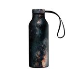 con-tatto Fles thermosfles met 3 wanden van staal en koper, koude dranken 25 uur en 15 uur warm, hoofdband en deksel voor sportdeksel inbegrepen. (Milky Way)