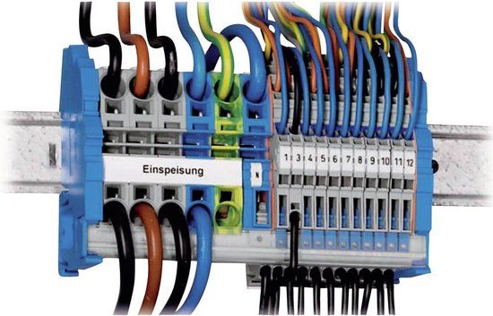 Sammy's WAGO 821-104 Verdeler-serieklem Grijs, Blauw, Groen, Geel 1 set(s)