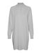 VERO MODA VMHAPPINESS LS HIGHNCK ZIP DRESS GA BOO Damesjurk S Grijs