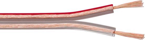 Goobay Luidsprekerkabel - 2x 1,5mm² - 10 meter - Transparant