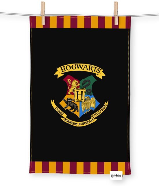 Harry Potter Handdoek "Hogwarts" Multicolor