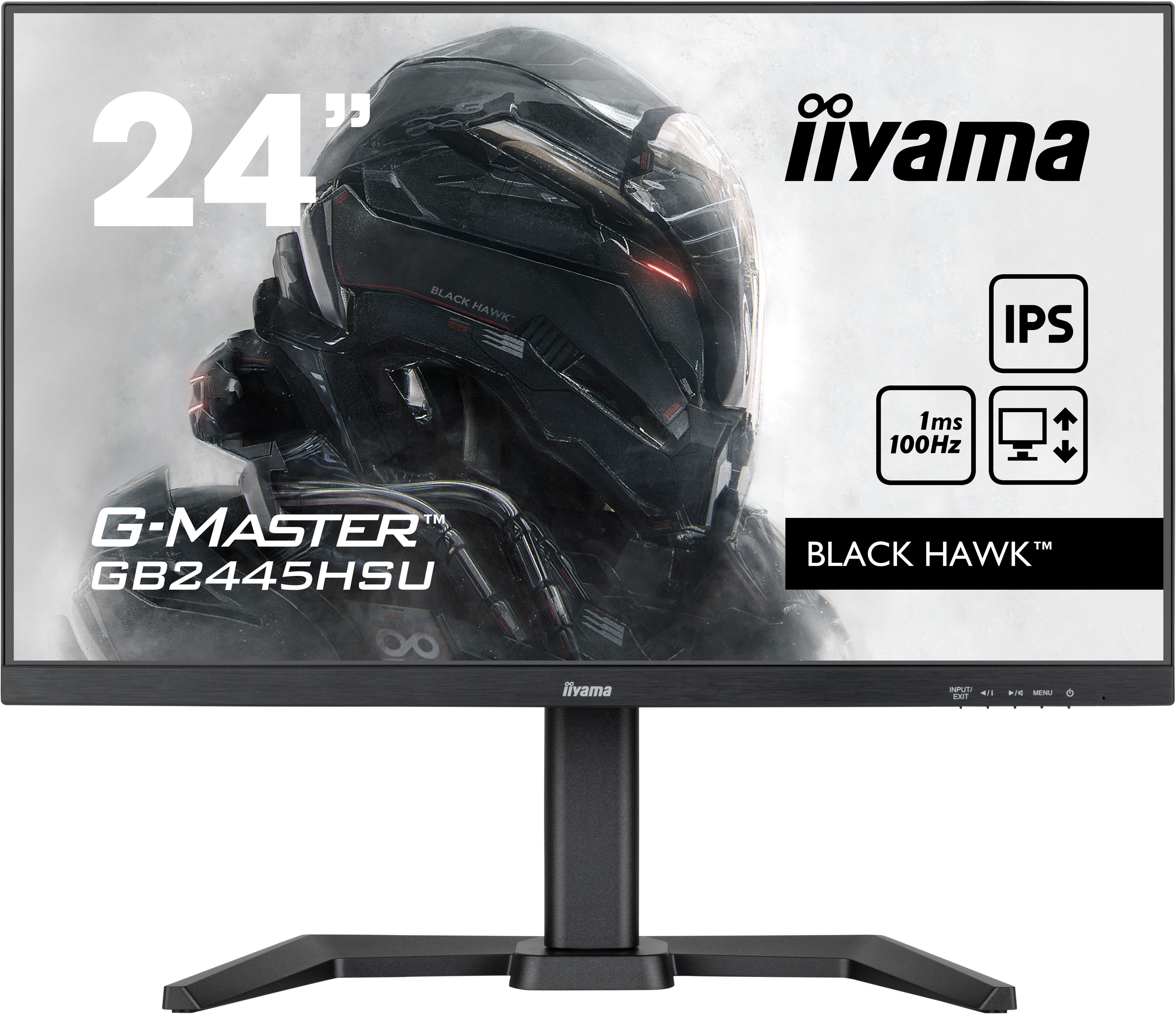 iiyama G-Master GB2445HSU-B1 24" Full HD 100Hz Gaming Monitor - Black