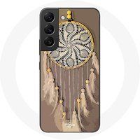 Maniacase Samsung Galaxy S21 FE Hoesje Dream Catcher bruin