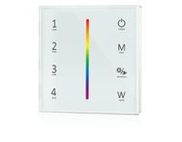 Wandafstandsbediening RGB/RGBW wit 4 zones RF2.4G