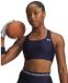 Under Armour Heatgear Sportbeha Blauw M Vrouw