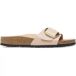 Birkenstock Sandales femme Madrid Big Buckle Cuir Naturel Verni