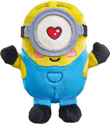 Schmidt Spiele 42729 Minions, Stuart verliefd, pluche figuur, 15 cm, kleurrijk