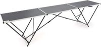 Merkloos HBM Aluminium Opvouwbare Behangtafel 300 x 60 x 77 cm
