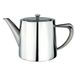Café Olé Derwent theepot, 1360 ml, voor 7 personen, roestvrij staal, modern theepotontwerp met spiegelafwerking, perfecte schenktuit