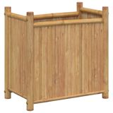 VidaXL Plantenbak Bamboe 50x30x50 cm