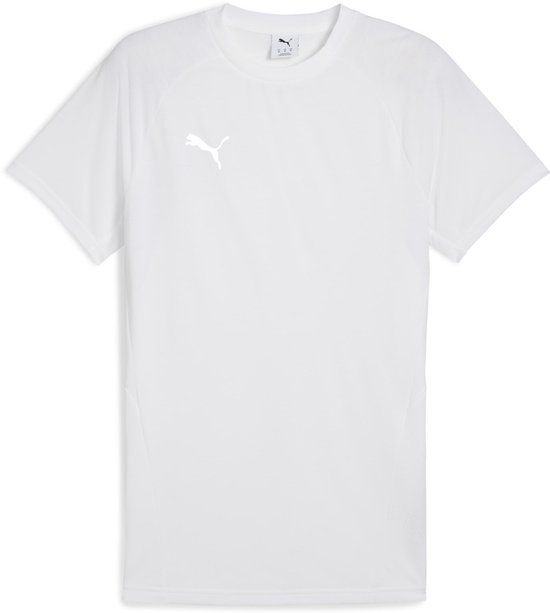 Puma TeamEVOSTRIPE T-shirt 659953 Heren 3XL Wit/Zilver/Grijs