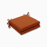 Pillow Perfect Solid Cinnabar Zitkussen Set, Oranje, 50,8 cm L X 50,8 cm B X 7,6 cm. D
