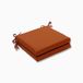 Pillow Perfect Solid Cinnabar Zitkussen Set, Oranje, 50,8 cm L X 50,8 cm B X 7,6 cm. D