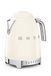 SMEG KLF04CREU | Elektrische waterkoker met temperatuurregeling 50’s Style | 1.7L | Romig