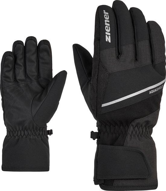 Ziener Gezim AS(R) Ski Alpine Handschoenen Heren Zwart Maat 10,5
