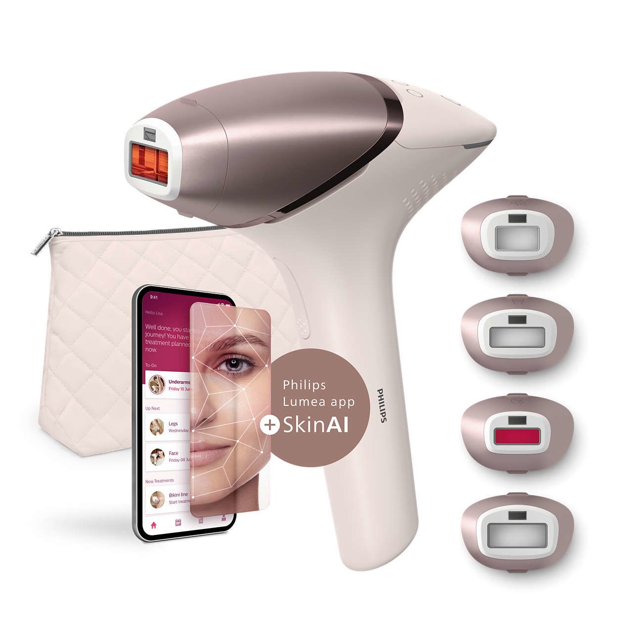 Philips Lumea IPL 9900 Series BRI951/00 IPL-ontharingsapparaat met SenseIQ