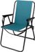 Redcliffs Klapstoel unica - turquoise - opvouwbaar - 75 x 38 cm - metaal/polyester - campingstoel / tuinstoel